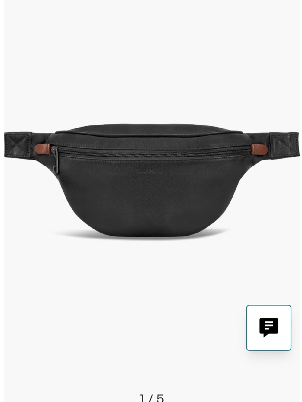 Champs leather waist pack